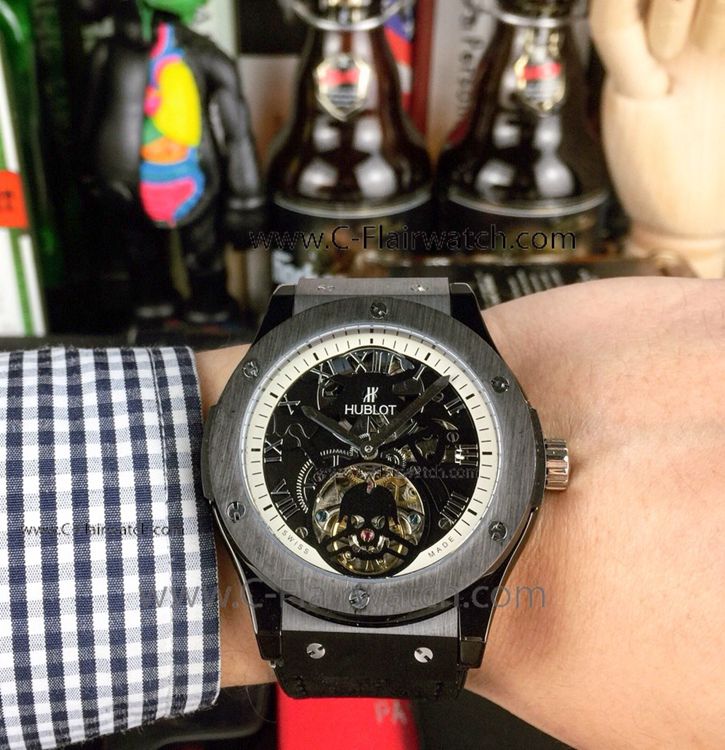 Buy Replica Hublot Classic Fusion Tourbillon Watch White Inner